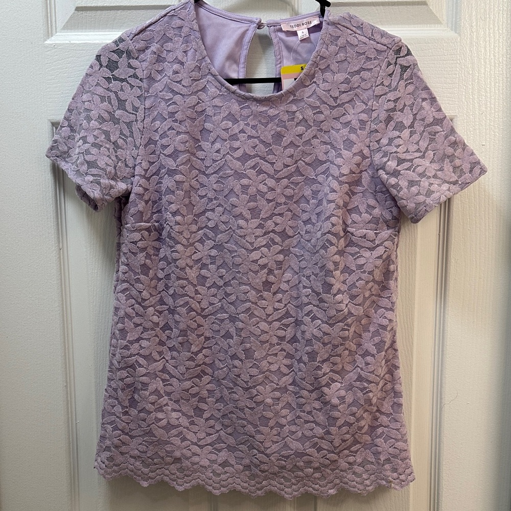 Lavender Lace Women Top